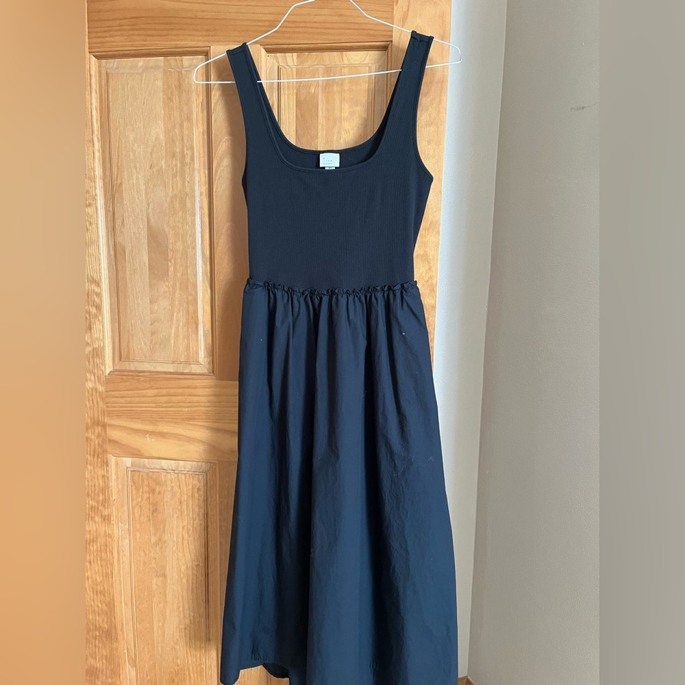 Black long dress sleeveless target small